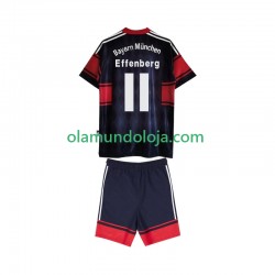 Camisola Bayern de Munique Effenberg 11 1997 Retro Criança Equipamento Primeiro 1999 Manga Curta
